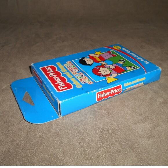 Fisher-Price 2004 Colors and Shapes Jumbo Preschool Flash Cards Complete - Picture 9 of 10